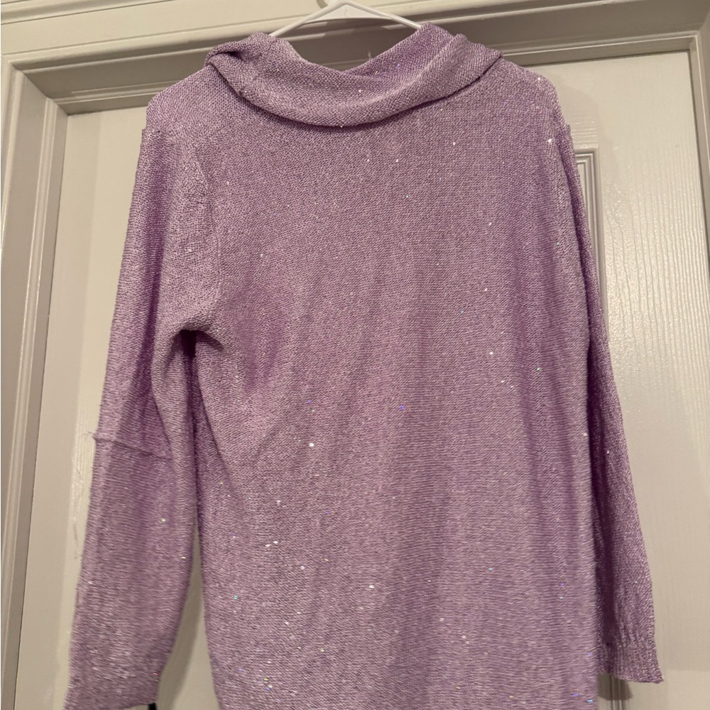 Lavender Sparkle Women's Sweater